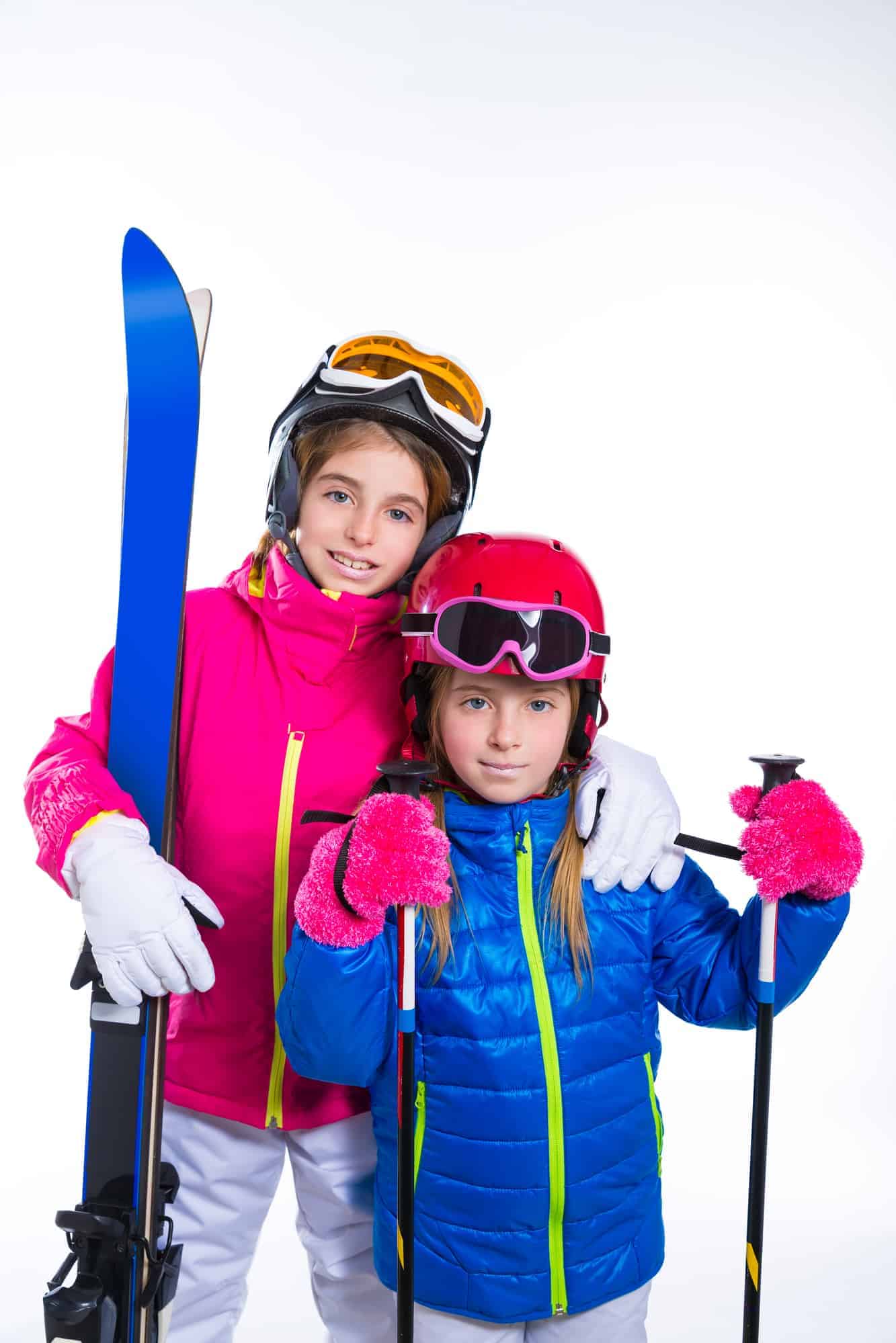 ski gloves and other gear for kids