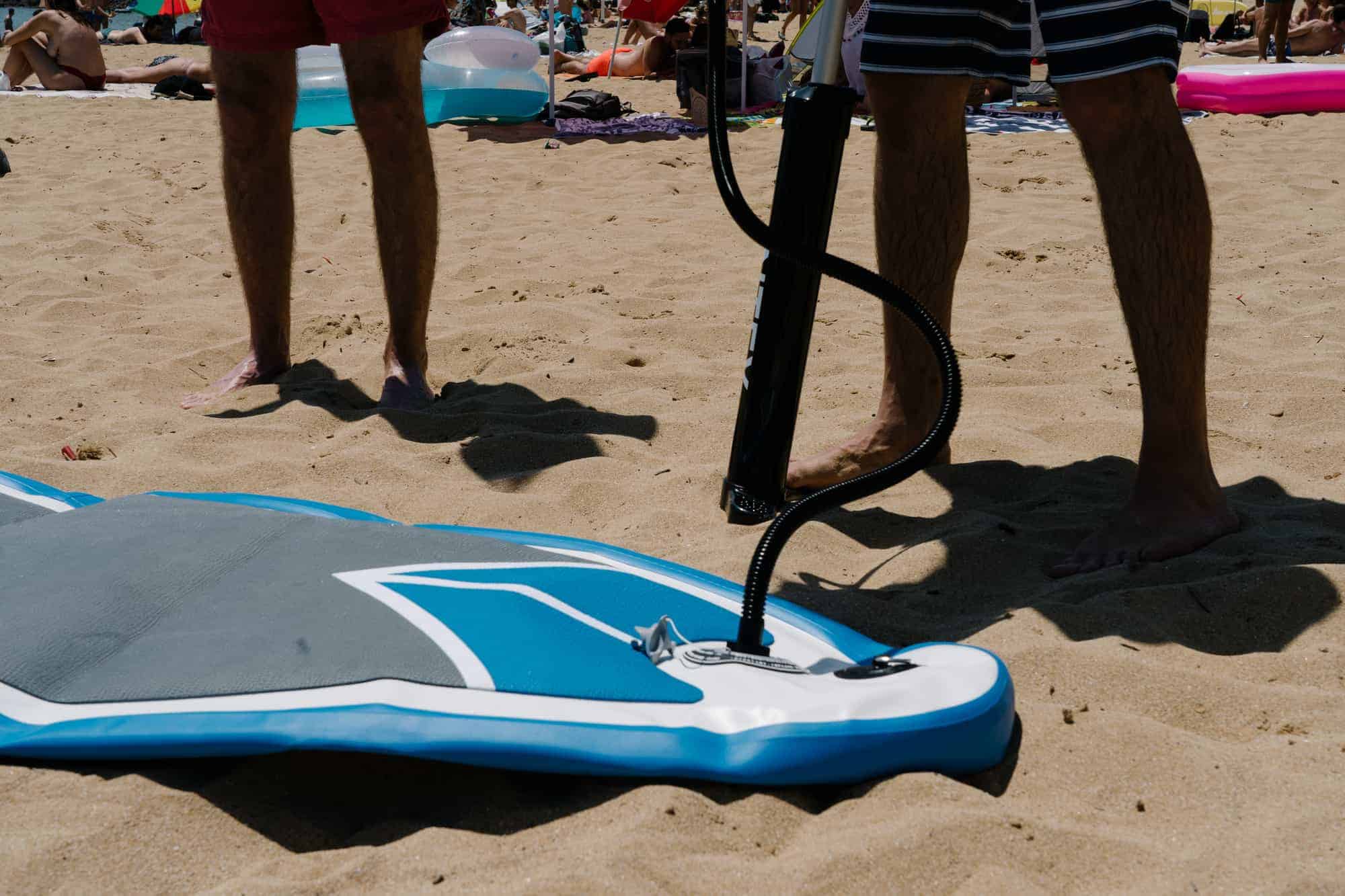 inflatable SUP pump
